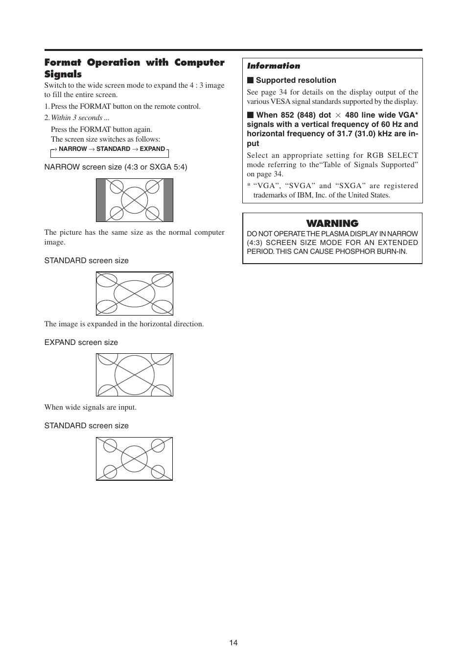 MITSUBISHI ELECTRIC PD-4265 User Manual | Page 23 / 49