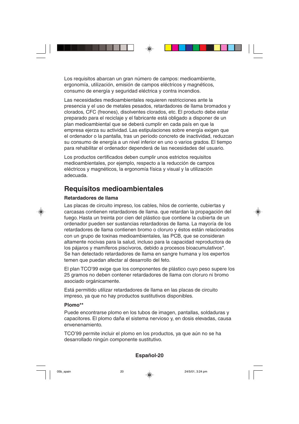 Requisitos medioambientales | MITSUBISHI ELECTRIC M557 User Manual | Page 68 / 116