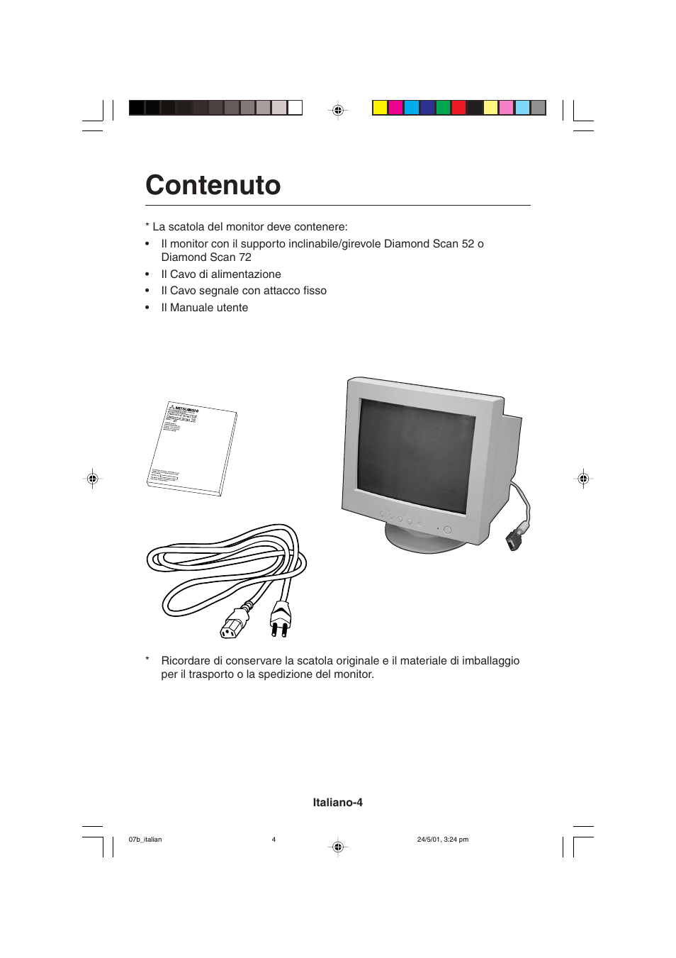 Contenuto | MITSUBISHI ELECTRIC M557 User Manual | Page 96 / 116