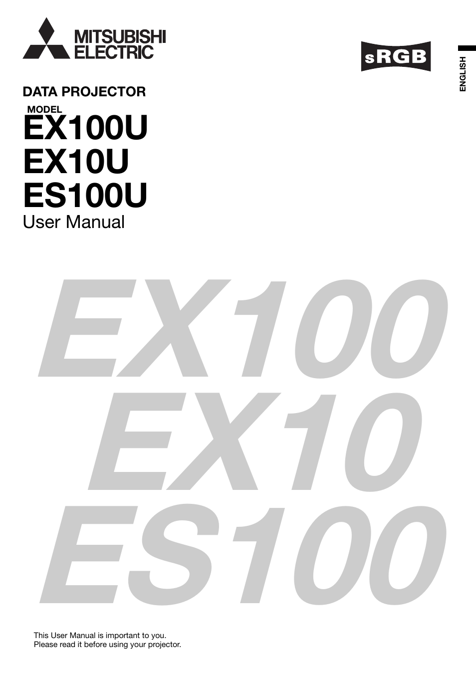 MITSUBISHI ELECTRIC EX100 User Manual | 30 pages