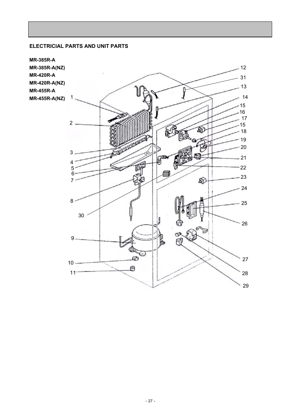 MITSUBISHI ELECTRIC MR-455R-W-A(NZ) User Manual | Page 28 / 32