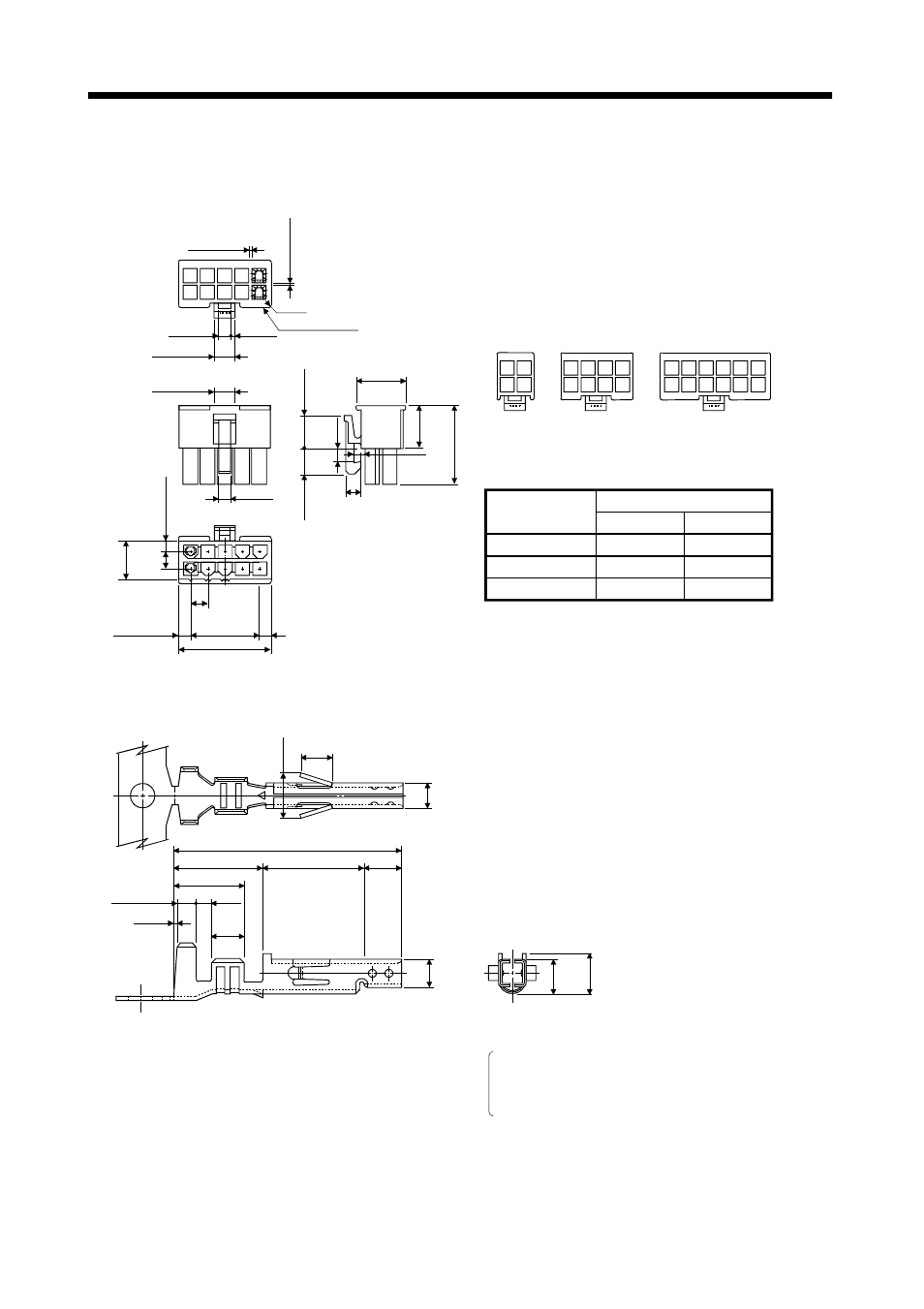 Specifications, 2) connectors for cnp1/cnp2/cnp3 | MITSUBISHI ELECTRIC J2-JRSERIES MR-J2-03A5 User Manual | Page 139 / 185