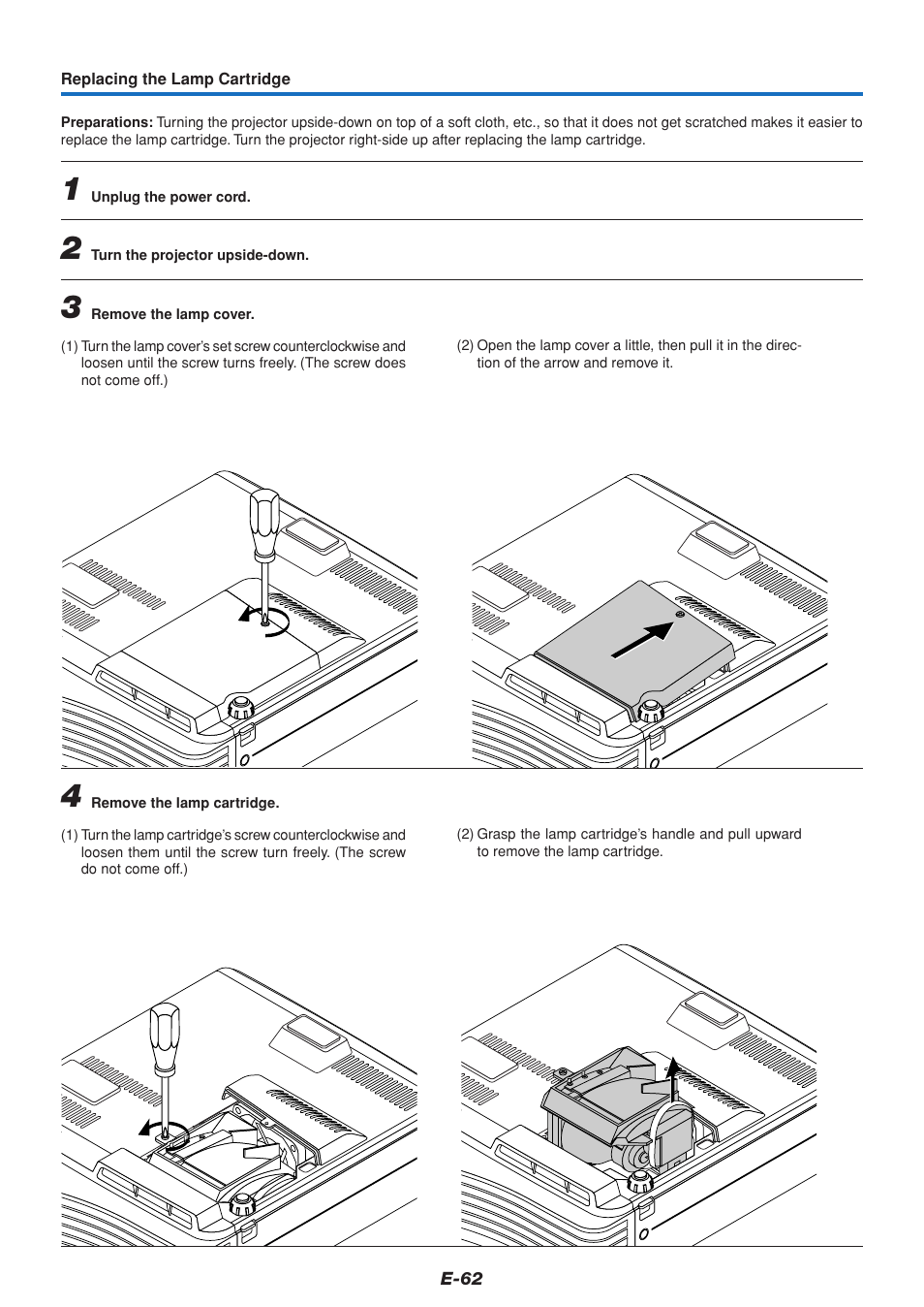 MITSUBISHI ELECTRIC DATA PROJECTOR User Manual | Page 63 / 68