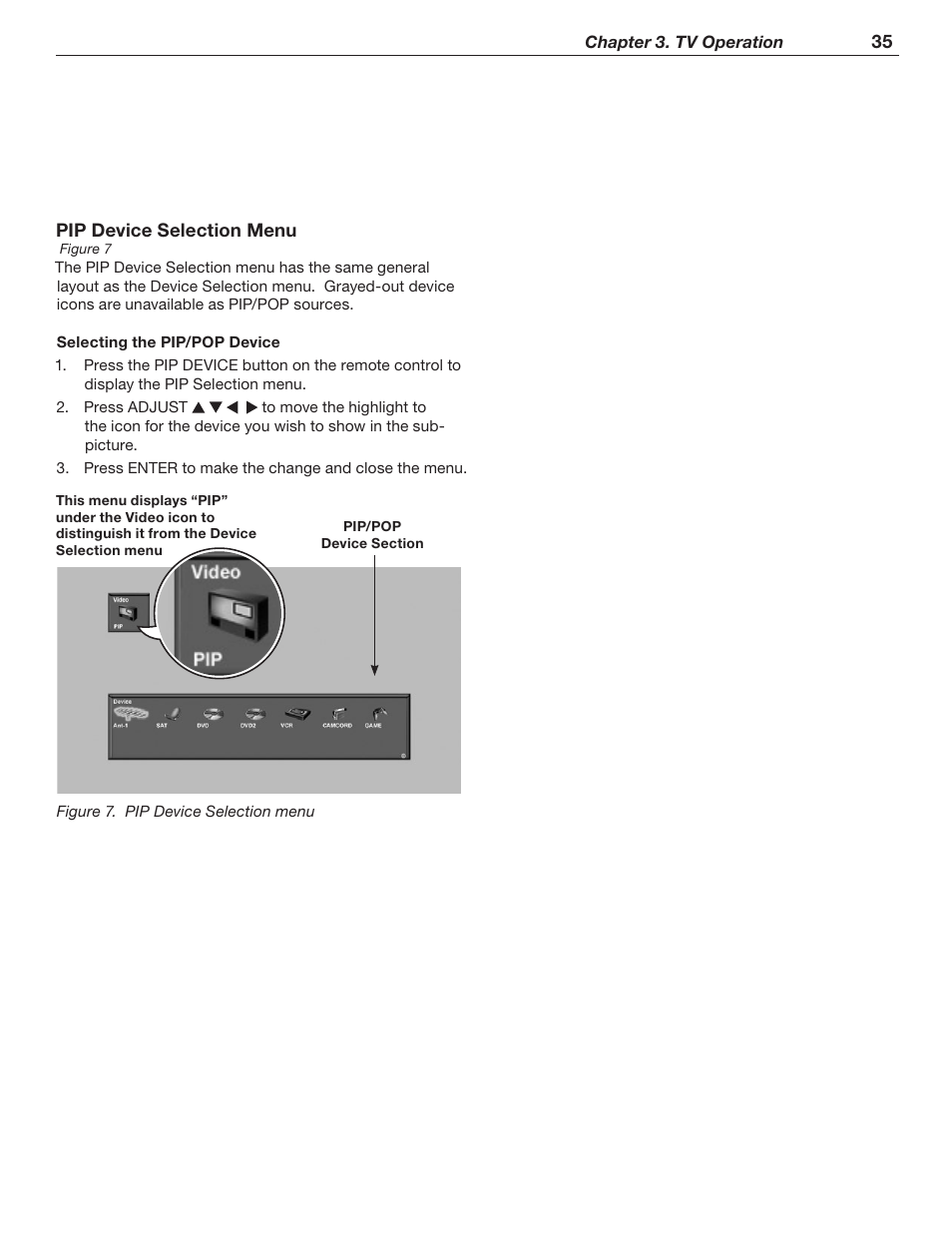 MITSUBISHI ELECTRIC WD-62526 User Manual | Page 35 / 80