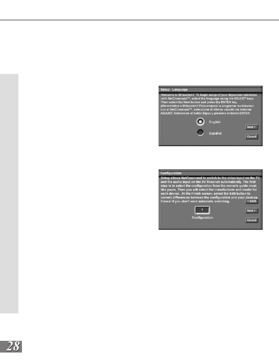 MITSUBISHI ELECTRIC WS-65909 User Manual | Page 28 / 88