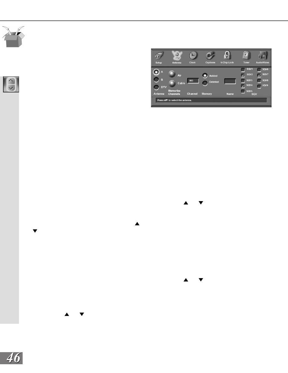 MITSUBISHI ELECTRIC WS-65909 User Manual | Page 46 / 88