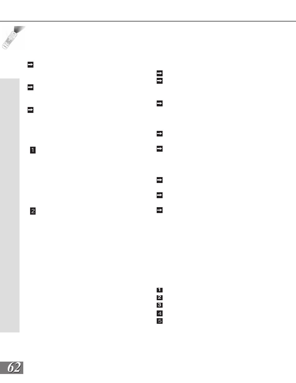 Remote control functions: operation of pip and pop | MITSUBISHI ELECTRIC WS-65909 User Manual | Page 62 / 88