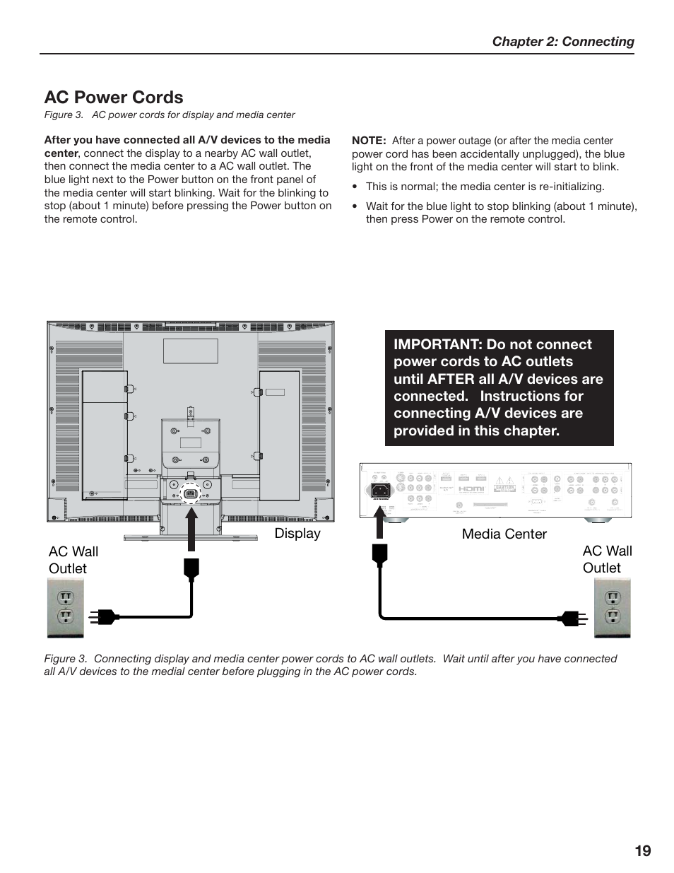 Ac power cords | MITSUBISHI ELECTRIC LT-3280 User Manual | Page 25 / 124