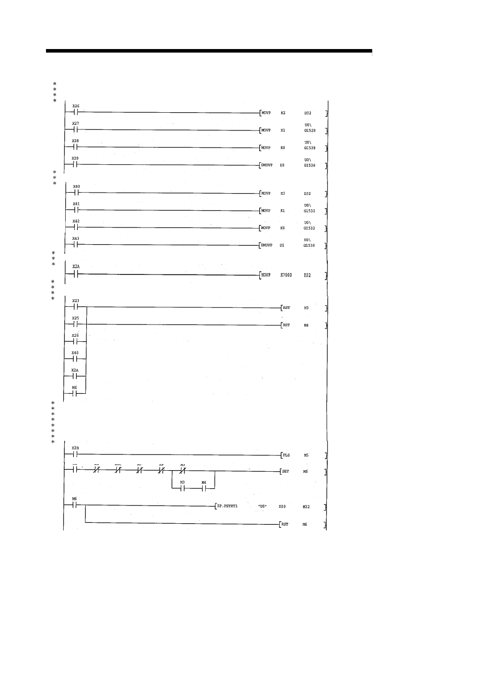 Melsec-q, 6 sequence program used for positioning control | MITSUBISHI ELECTRIC Mitsubishi Programmable Logic Controller QD75D User Manual | Page 238 / 768