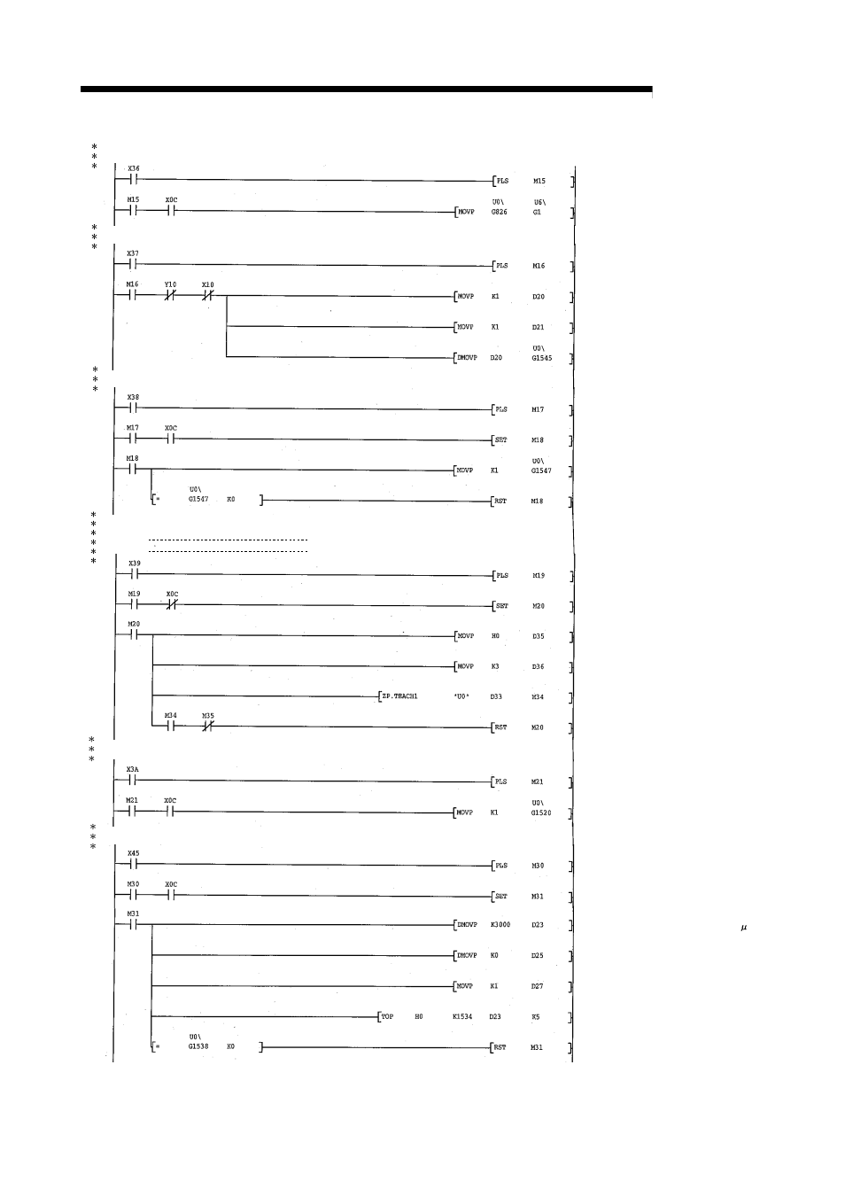 Melsec-q, 6 sequence program used for positioning control | MITSUBISHI ELECTRIC Mitsubishi Programmable Logic Controller QD75D User Manual | Page 241 / 768