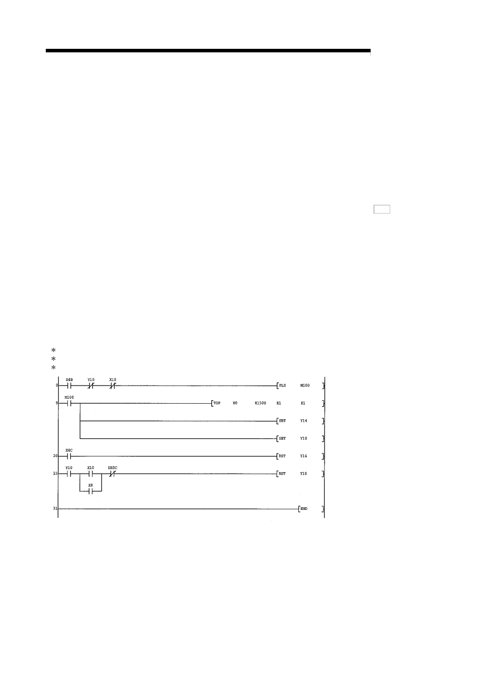 Melsec-q, 3] program examples | MITSUBISHI ELECTRIC Mitsubishi Programmable Logic Controller QD75D User Manual | Page 566 / 768