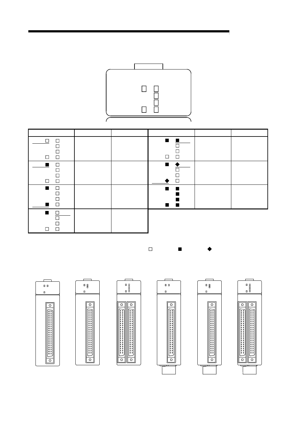 Qd75p4, Melsec-q, Run err ax1 ax2 ax3 ax4 | 3) the interface of each qd75 is as shown below | MITSUBISHI ELECTRIC Mitsubishi Programmable Logic Controller QD75D User Manual | Page 76 / 768