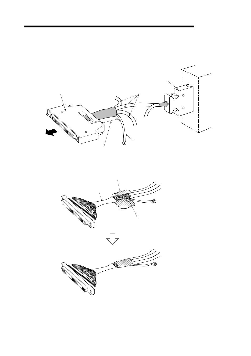 Melsec-q, Processing example of shielded cables | MITSUBISHI ELECTRIC Mitsubishi Programmable Logic Controller QD75D User Manual | Page 81 / 768