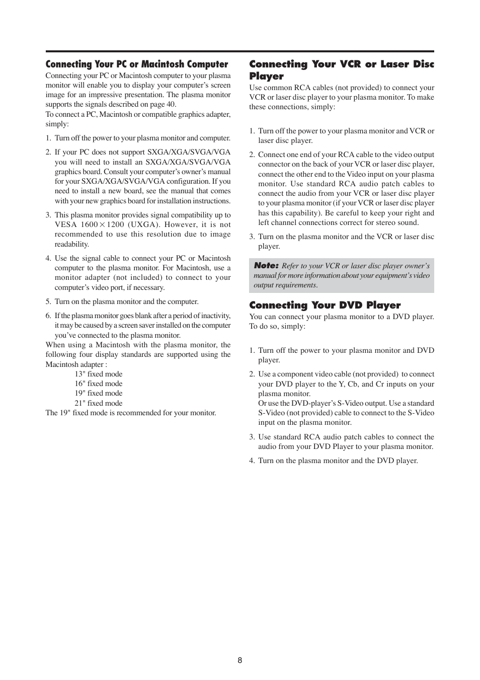 MITSUBISHI ELECTRIC PD-6130 User Manual | Page 17 / 52