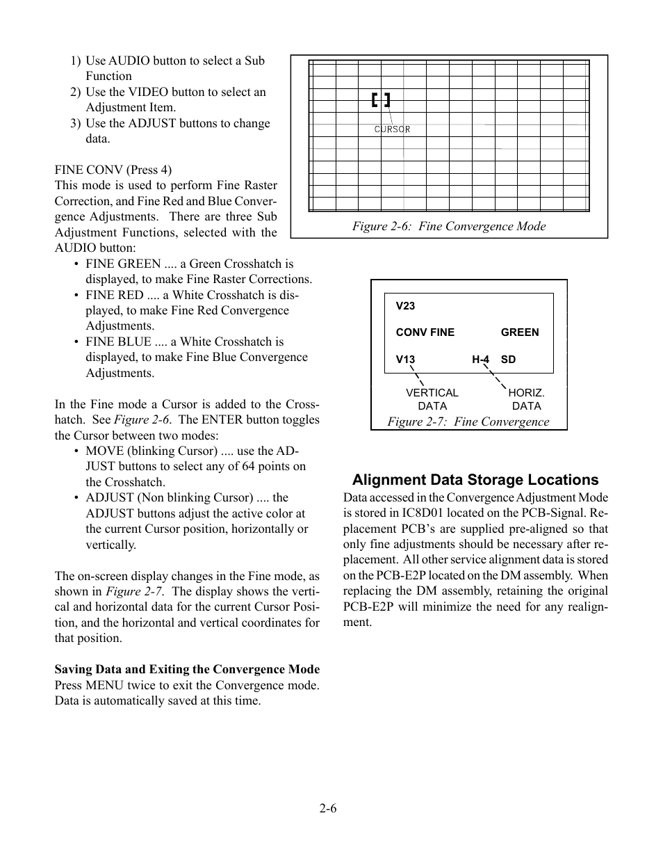 Alignment data storage locations | MITSUBISHI ELECTRIC WS-48513 User Manual | Page 30 / 76