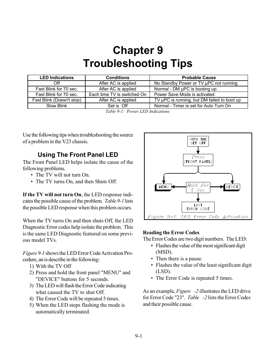 Troubleshooting tips, Chapter 9 troubleshooting tips | MITSUBISHI ELECTRIC WS-48513 User Manual | Page 73 / 76