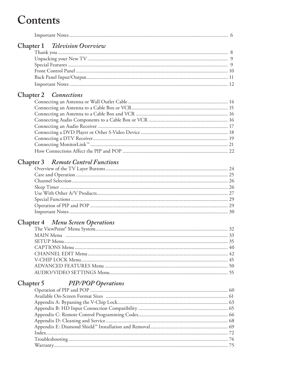 MITSUBISHI ELECTRIC WT - 42313 User Manual | Page 3 / 76
