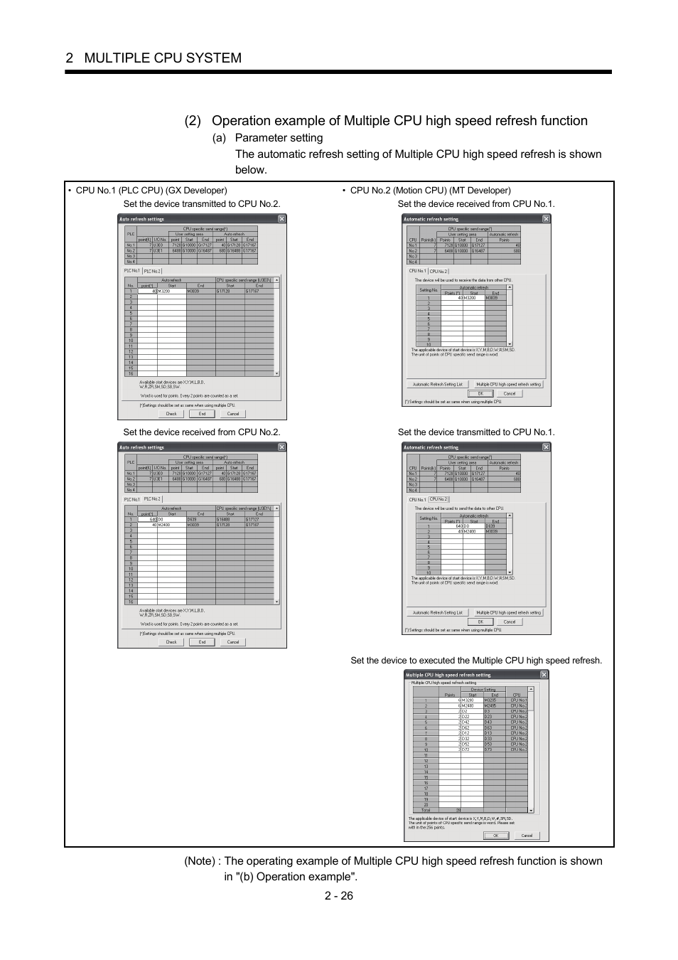 2 multiple cpu system | MITSUBISHI ELECTRIC MOTION CONTROLLERS Q172DCPU User Manual | Page 63 / 174