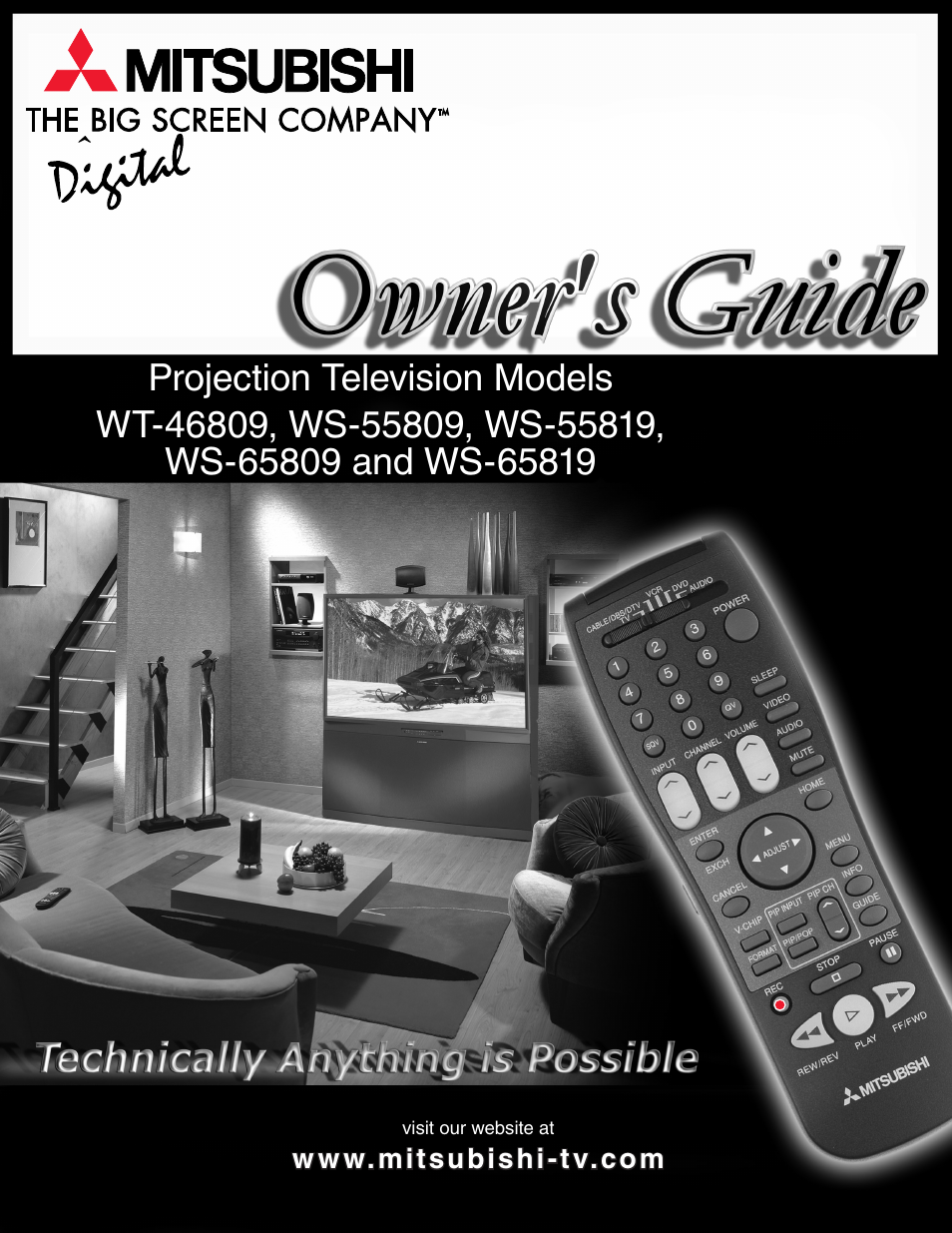 MITSUBISHI ELECTRIC WS-65819 User Manual | 72 pages