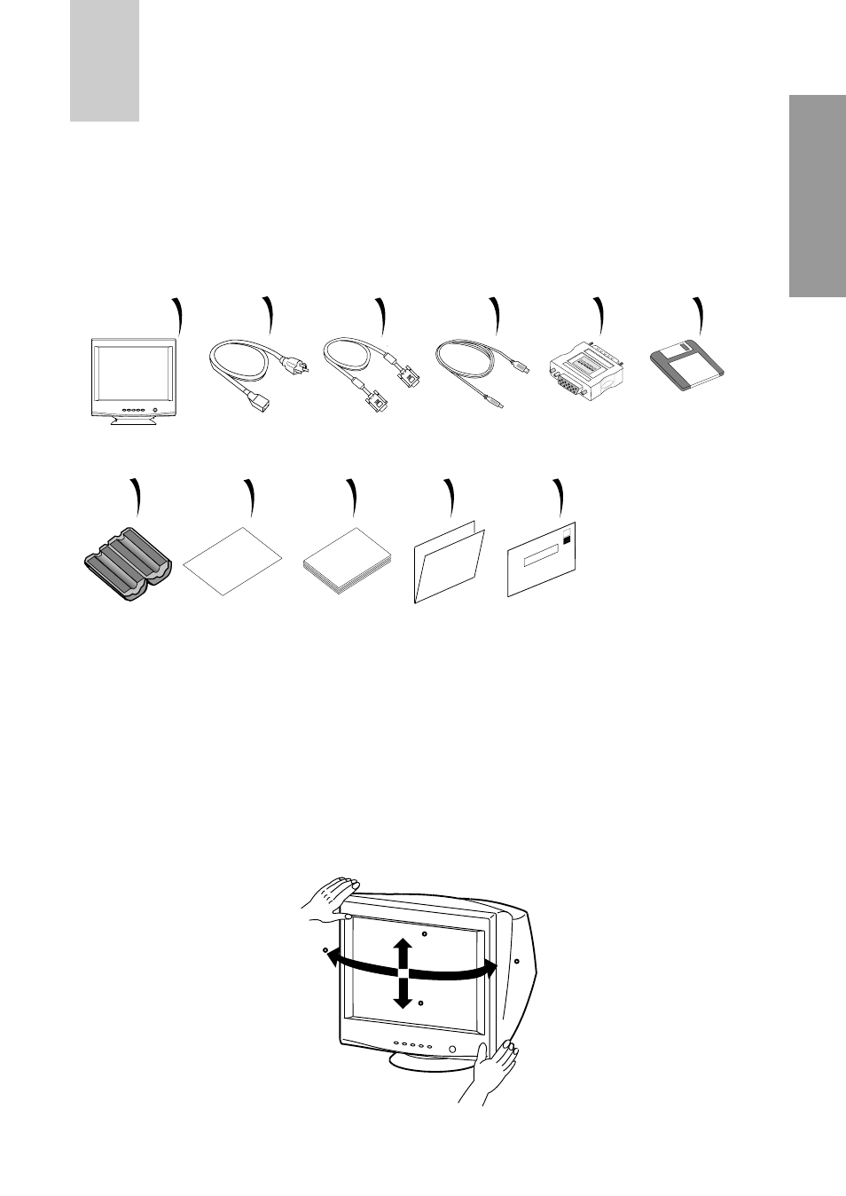 English | MITSUBISHI ELECTRIC DIAMOND PRO 900U NFJ9905SKHUW User Manual | Page 10 / 40