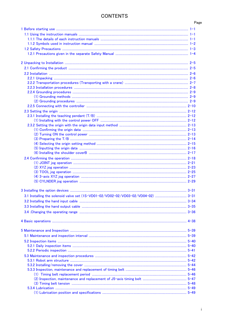 MITSUBISHI ELECTRIC Mitsubishi Industrial Robot RV-6S User Manual | Page 9 / 78