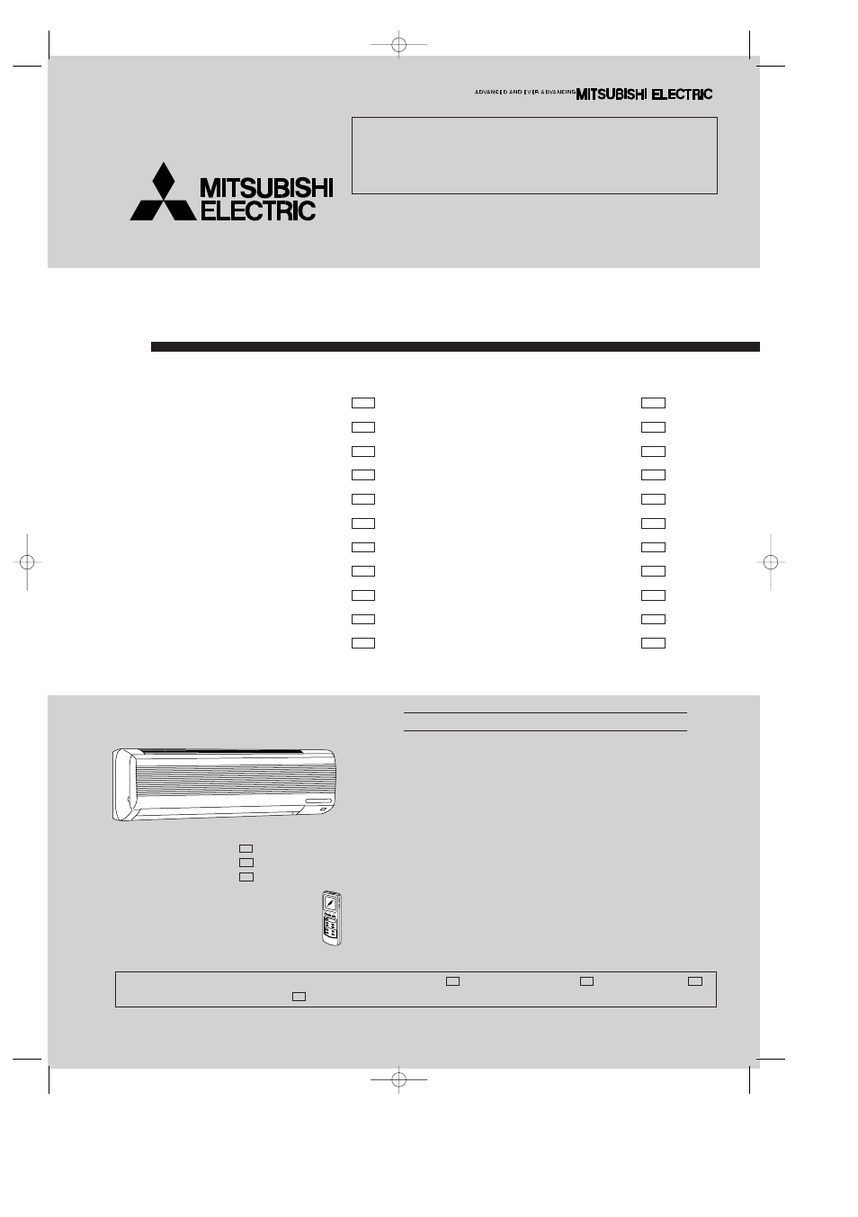 MITSUBISHI ELECTRIC MSH-07NV User Manual | 80 pages