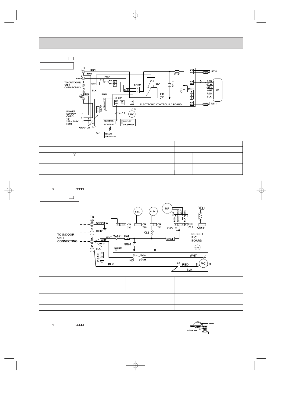 Msh-18nv, Muh-18nv, Model wiring diagram | Model wiring diagram indoor unit outdoor unit | MITSUBISHI ELECTRIC MSH-07NV User Manual | Page 17 / 80