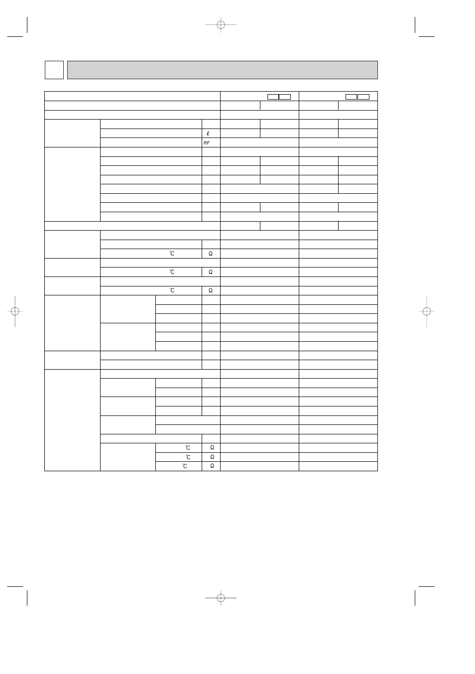 Specification 3 | MITSUBISHI ELECTRIC MSH-07NV User Manual | Page 6 / 80