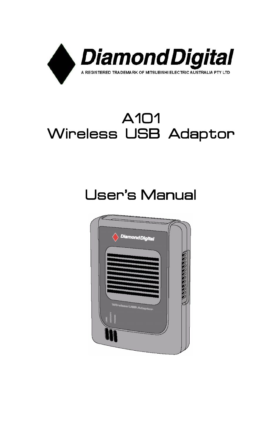 MITSUBISHI ELECTRIC A101 User Manual | 46 pages