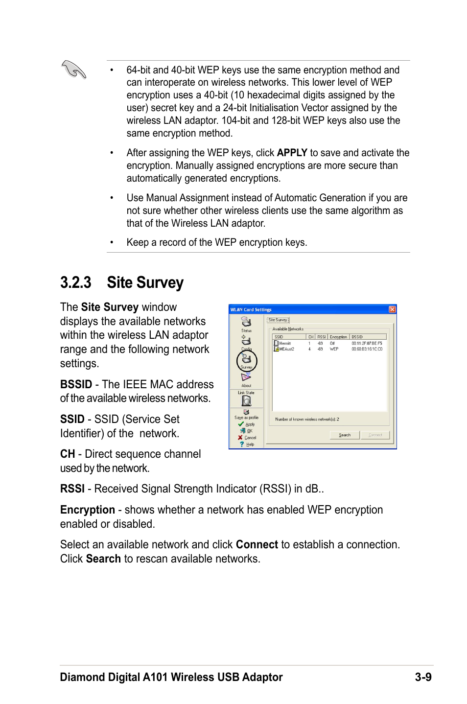3 site survey | MITSUBISHI ELECTRIC A101 User Manual | Page 25 / 46