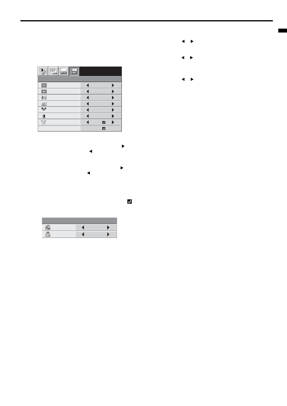 Adjustment of the image from the computer, Simple adjustment method, Xga60 | MITSUBISHI ELECTRIC XD470U-G User Manual | Page 19 / 30