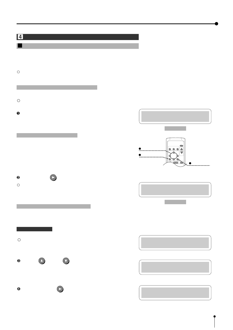 Preparations before operation, 4setting the present time, 1setting the day and present time | MITSUBISHI ELECTRIC CP700E User Manual | Page 12 / 91