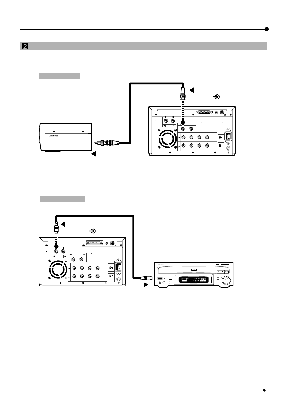 Video signal s-video signal | MITSUBISHI ELECTRIC CP700E User Manual | Page 18 / 91
