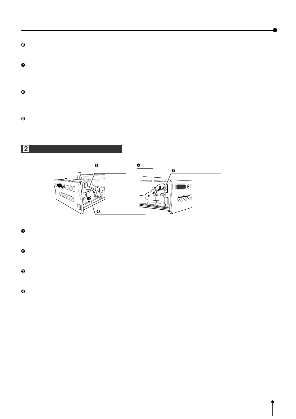 23 5. features and functions, 2inside of printing unit | MITSUBISHI ELECTRIC CP700E User Manual | Page 24 / 91