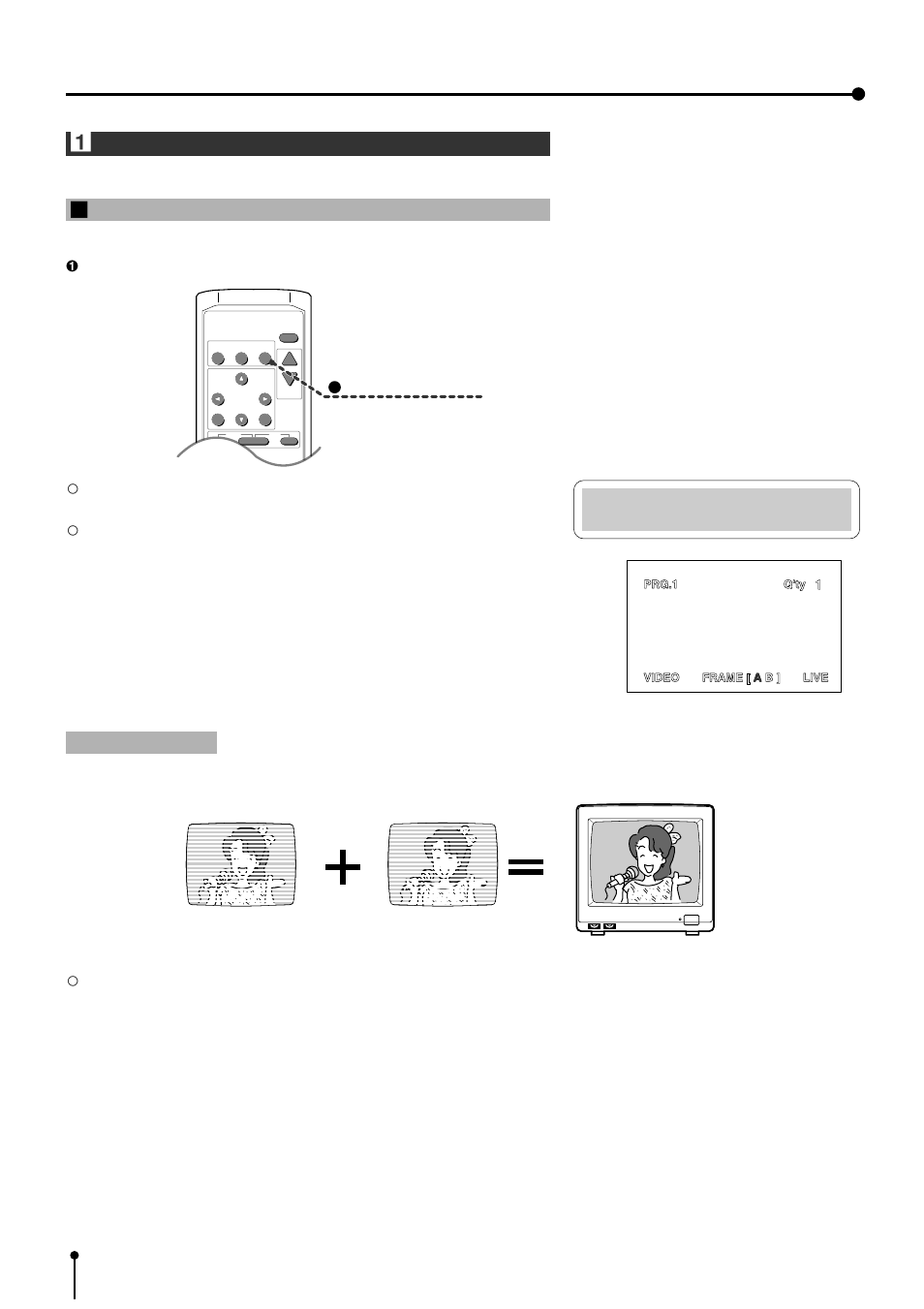 28 6. printing procedures (basic prints), 1printing, 1selecting field or frame | Field/frame | MITSUBISHI ELECTRIC CP700E User Manual | Page 29 / 91