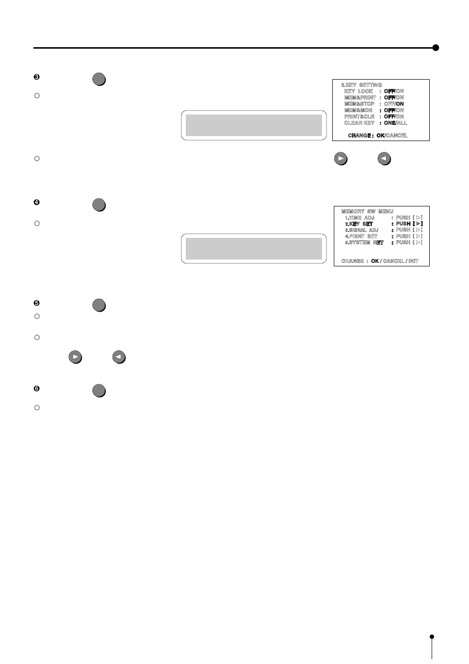 43 7. setting the functions | MITSUBISHI ELECTRIC CP700E User Manual | Page 44 / 91