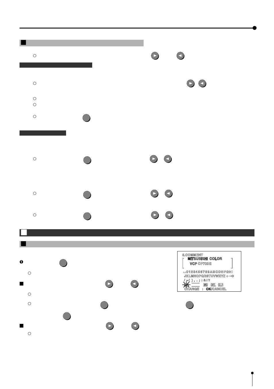 55 7. setting the functions (making a comment), 1comment making procedure, 1editing command | MITSUBISHI ELECTRIC CP700E User Manual | Page 56 / 91