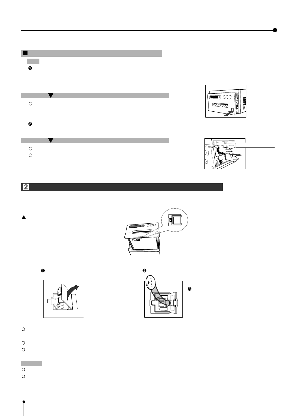 Preparations before operation, 2installing the lithium battery | MITSUBISHI ELECTRIC CP700E User Manual | Page 7 / 91