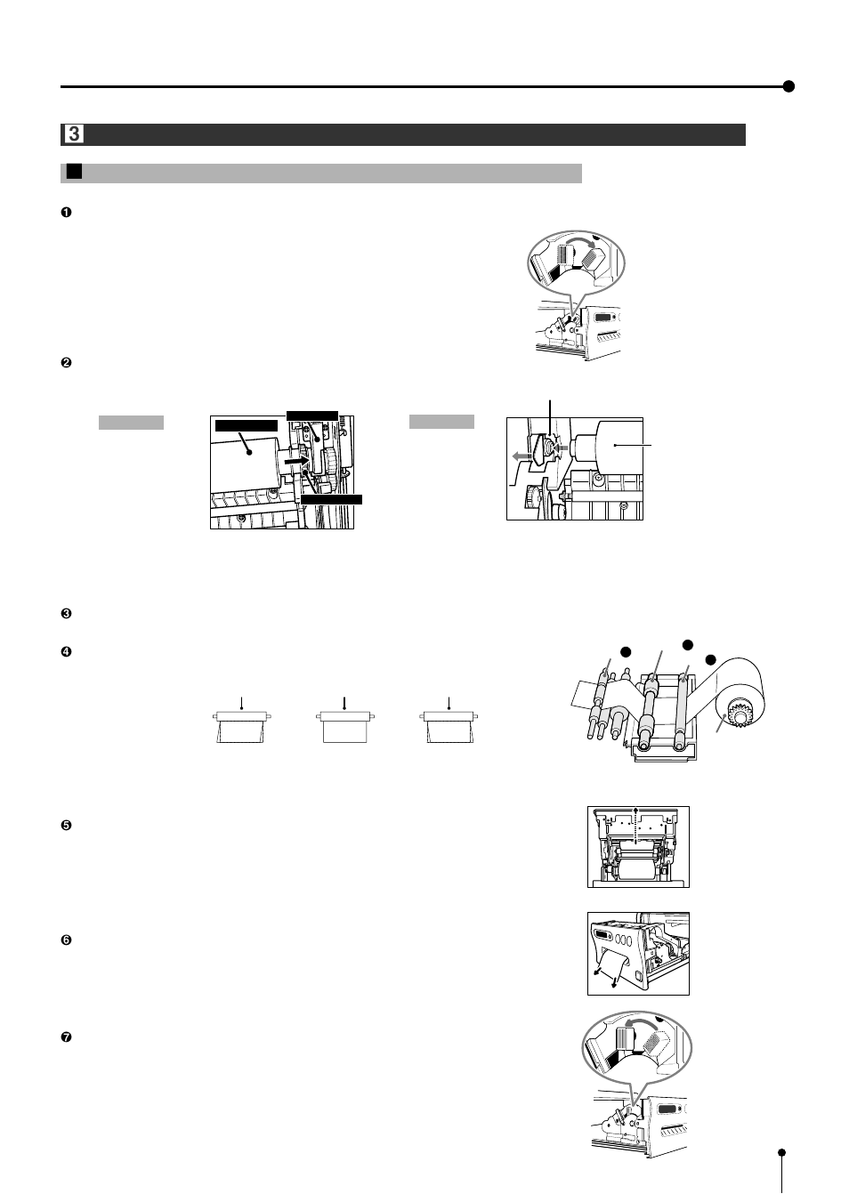 Preparations before operation, 3installing print paper and ink sheet, 1 installation procedure of print paper | MITSUBISHI ELECTRIC CP700E User Manual | Page 8 / 91