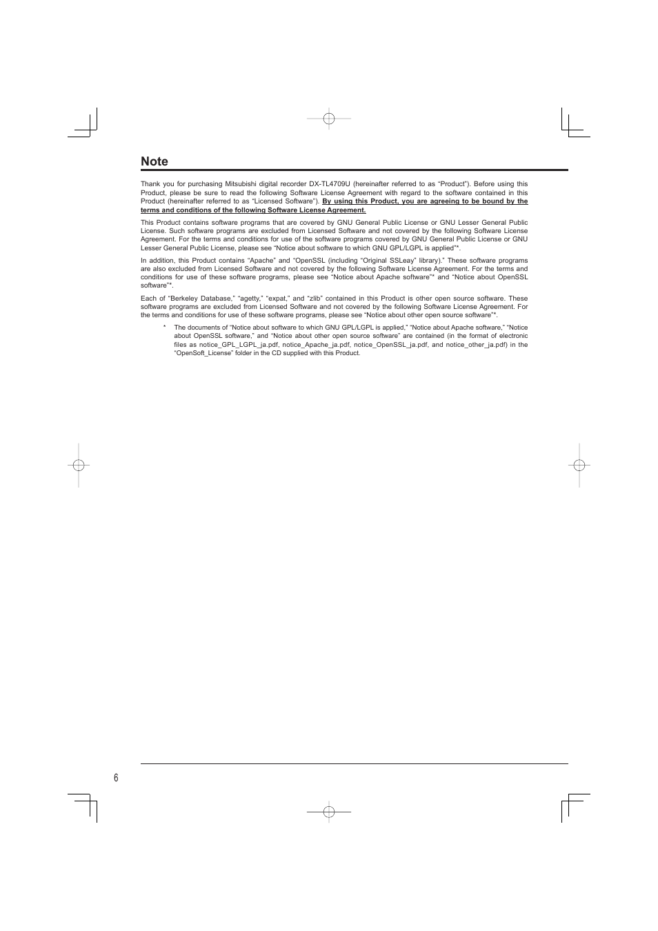 MITSUBISHI ELECTRIC DX-TL4709U User Manual | Page 10 / 44