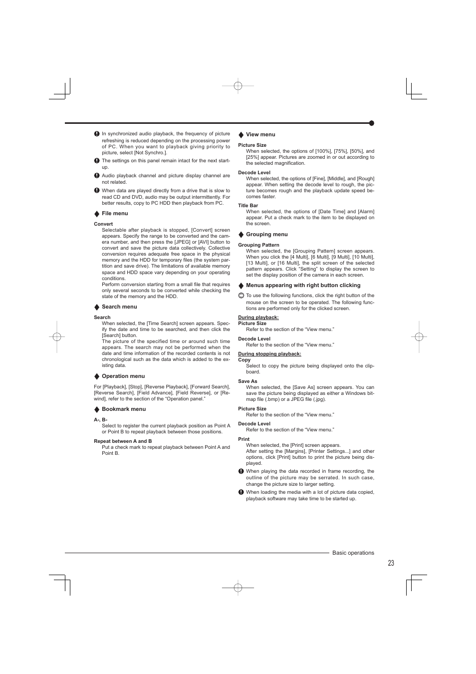 MITSUBISHI ELECTRIC DX-TL4709U User Manual | Page 27 / 44