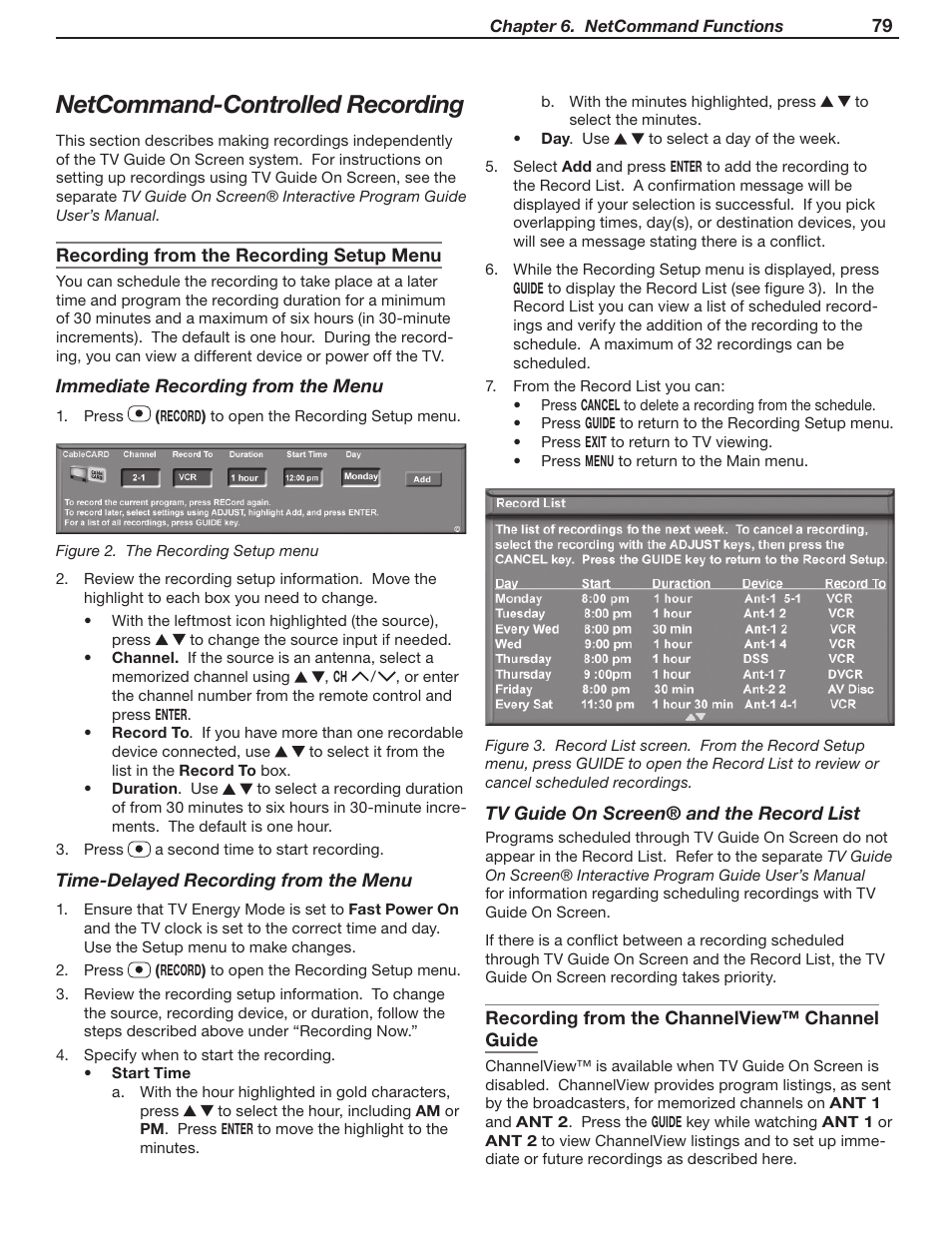 Netcommand-controlled recording | MITSUBISHI ELECTRIC LT-46231 User Manual | Page 79 / 122