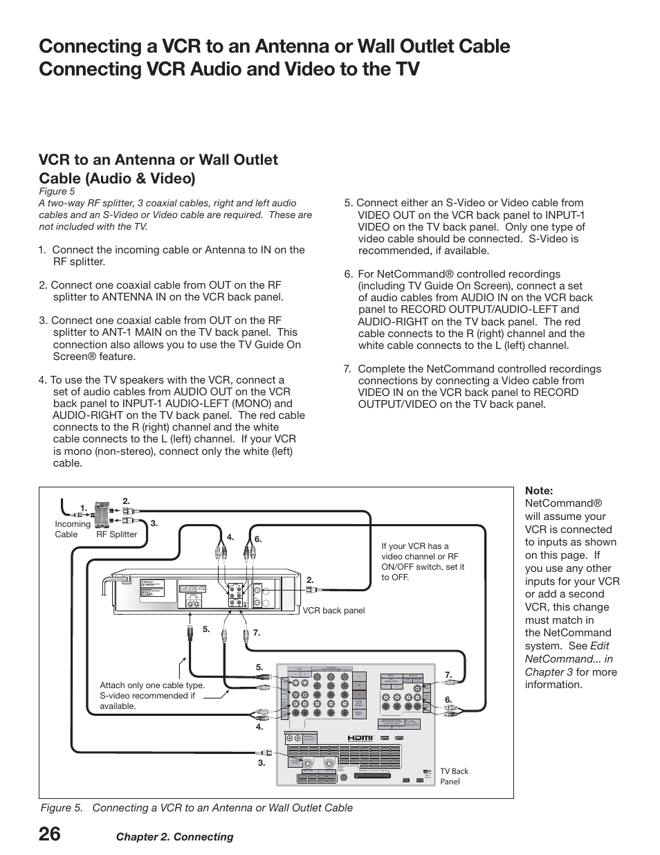 Chapter 2. connecting, Use with | MITSUBISHI ELECTRIC WD-52627 User Manual | Page 26 / 118