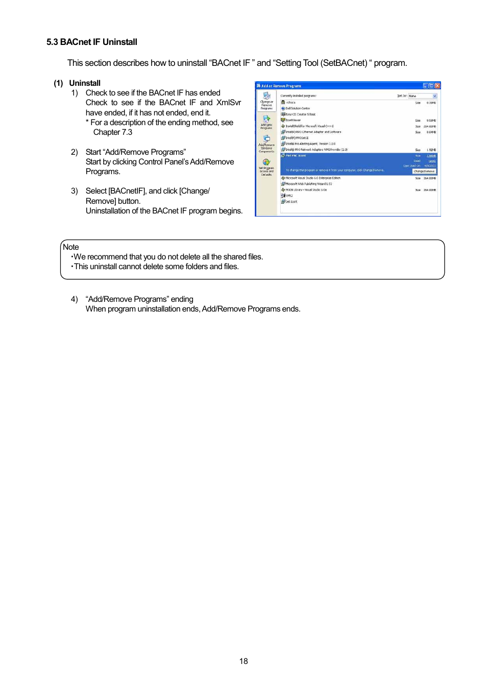3 bacnet if uninstall | MITSUBISHI ELECTRIC PAC-YG31CDA User Manual | Page 21 / 46