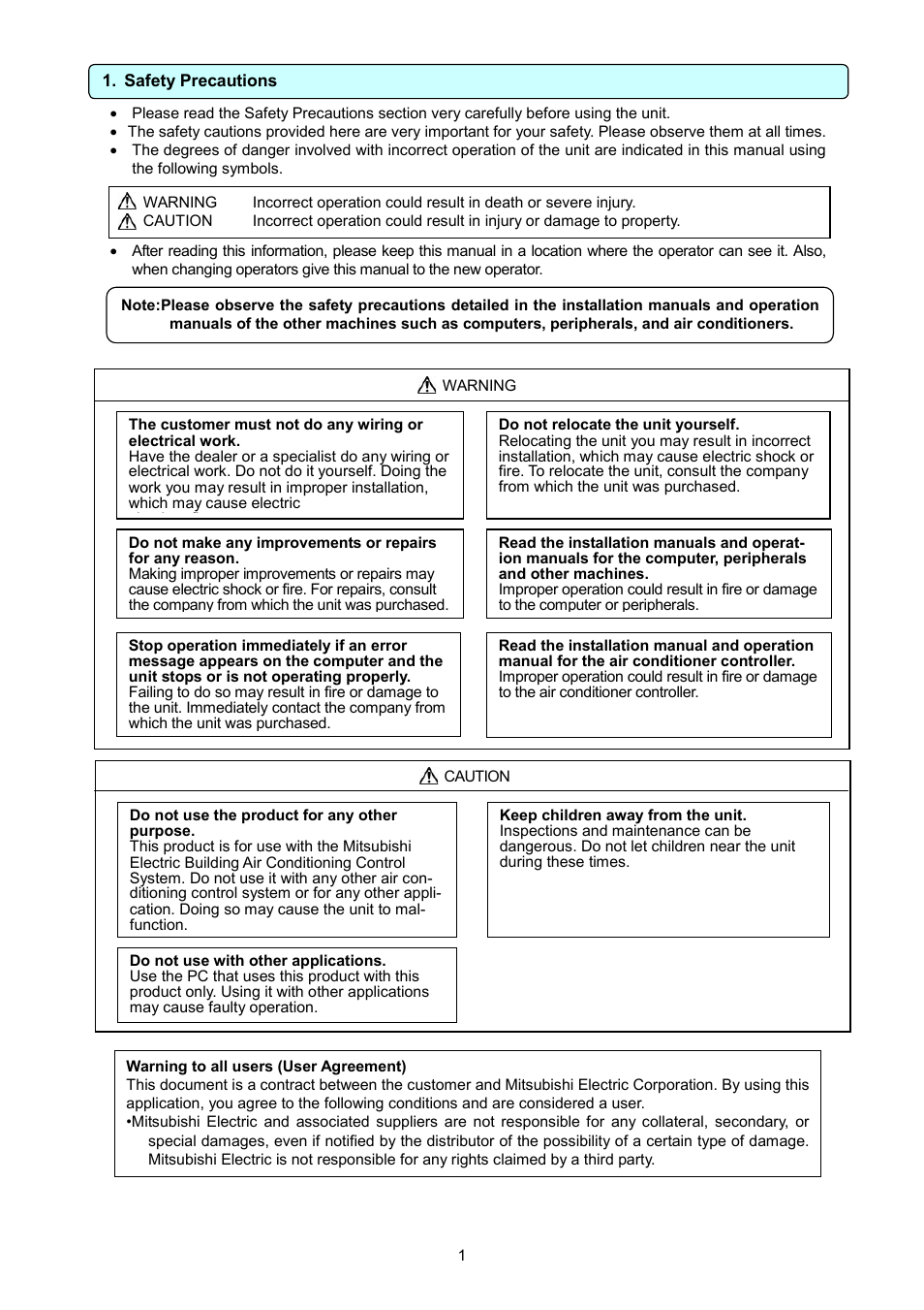 MITSUBISHI ELECTRIC PAC-YG31CDA User Manual | Page 4 / 46