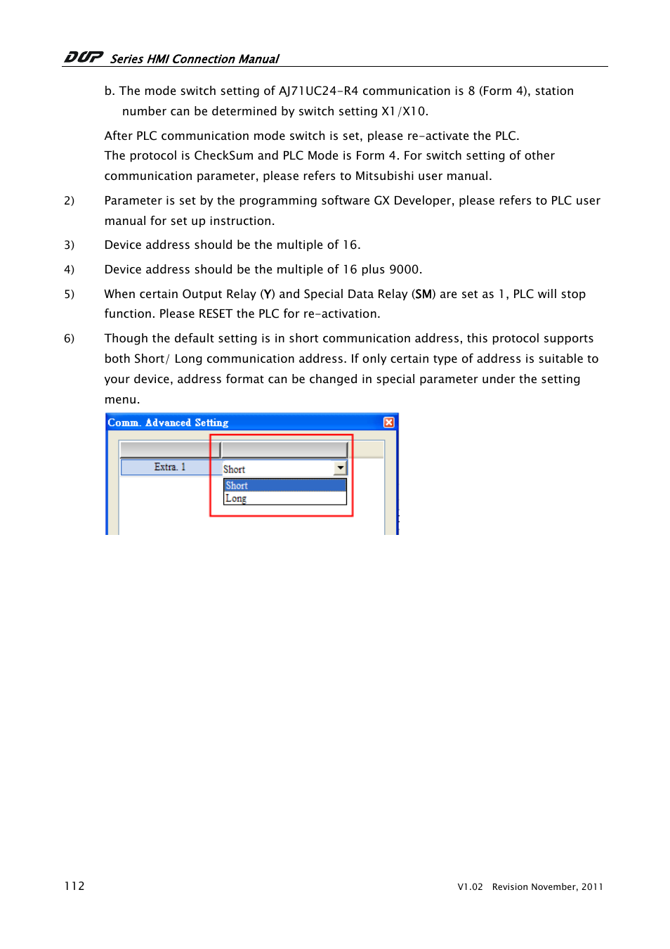 Word | MITSUBISHI ELECTRIC MItsubish A Series Computer Link J71UC24 User Manual | Page 5 / 5