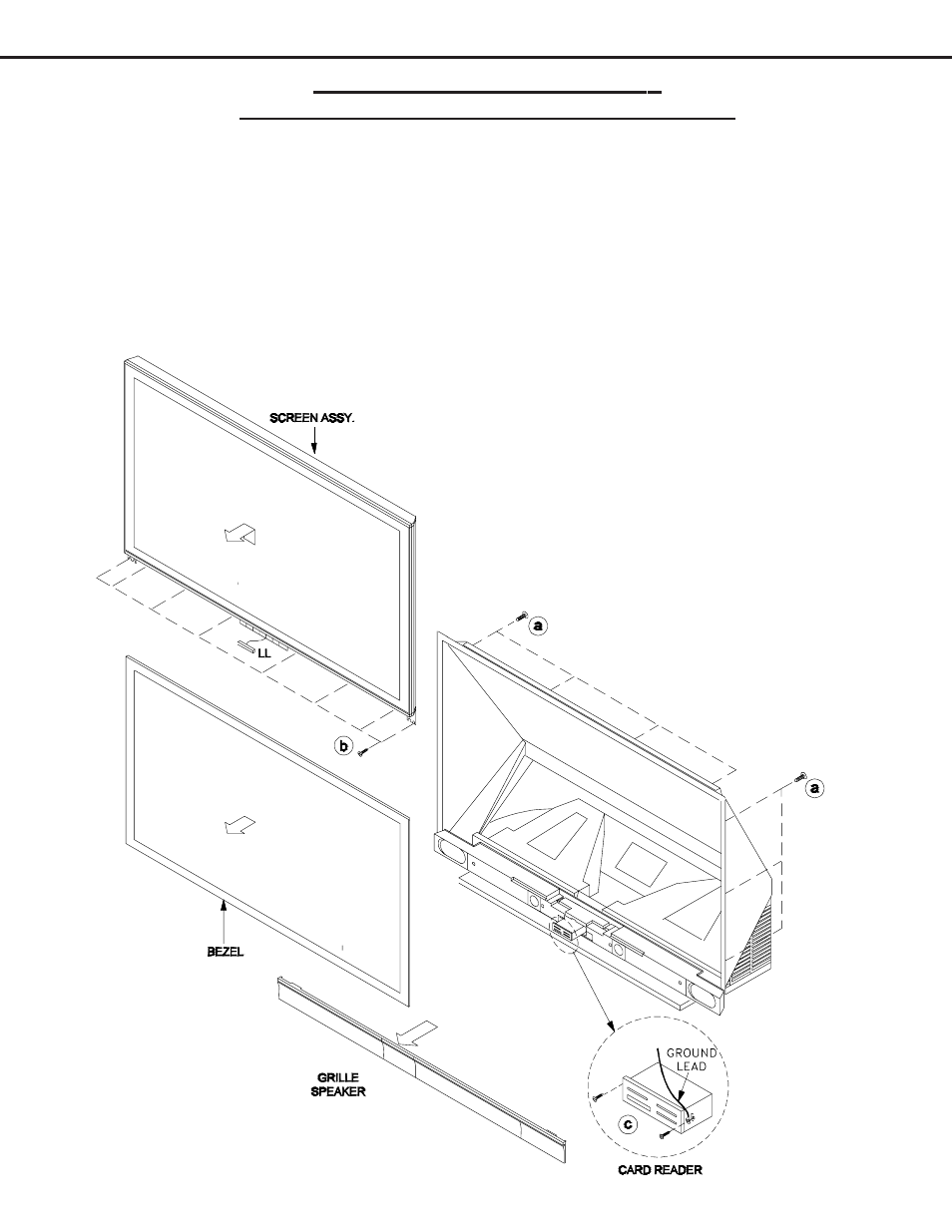 Cabinet disassembly | MITSUBISHI ELECTRIC V29 User Manual | Page 7 / 76