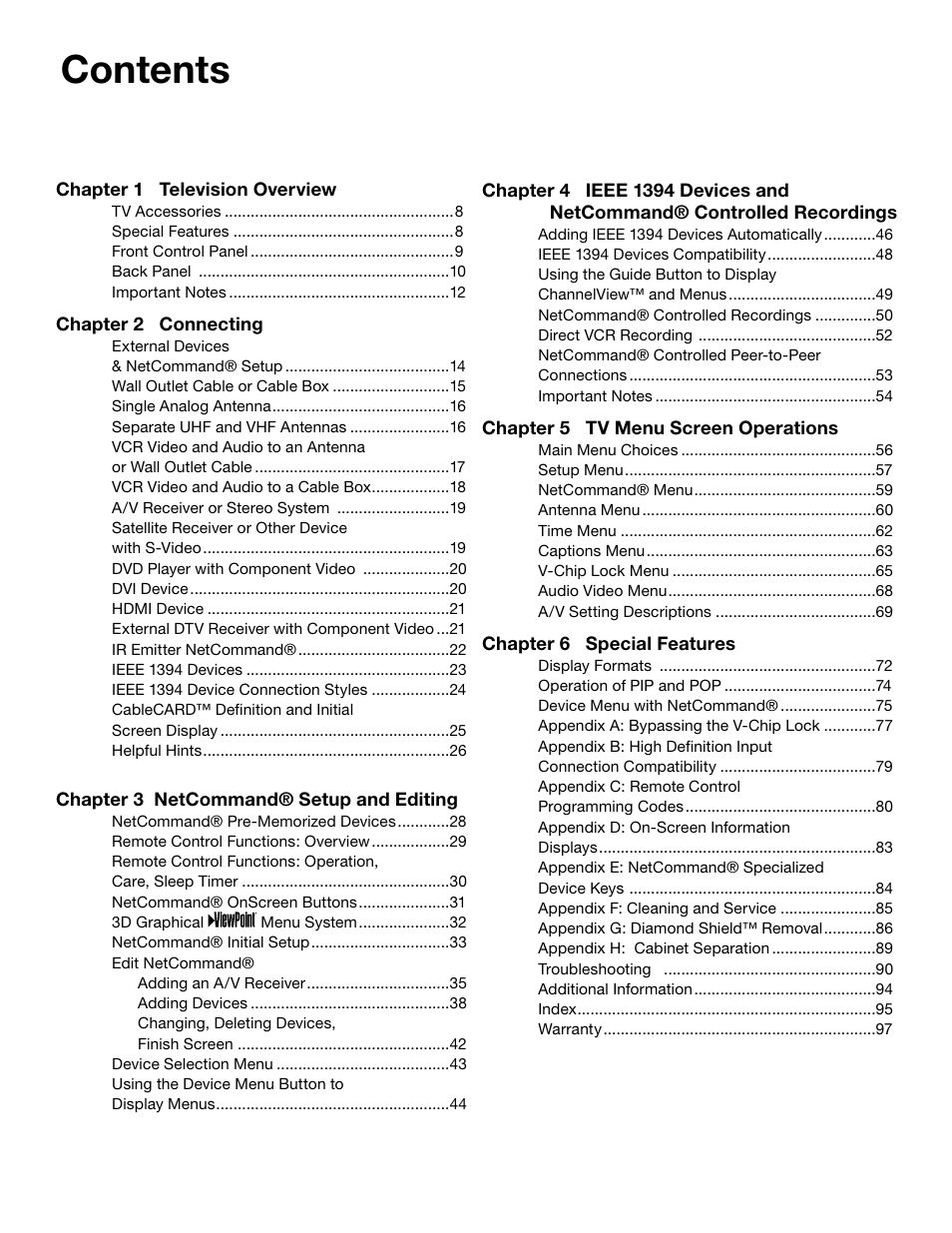 MITSUBISHI ELECTRIC WS-48515 User Manual | Page 3 / 100