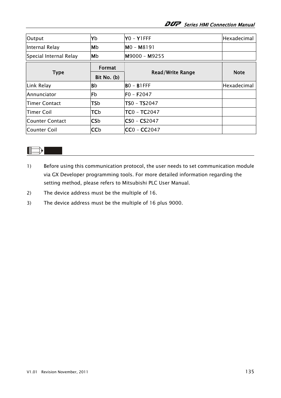 Word | MITSUBISHI ELECTRIC Mitsubish Q Series QJ71E71-100 User Manual | Page 2 / 5