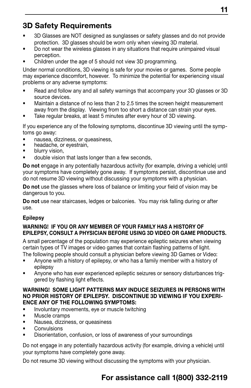 11 3d safety requirements | MITSUBISHI ELECTRIC Mitsubishi Electric 3D Starter Pack 3DC-1000 User Manual | Page 11 / 16